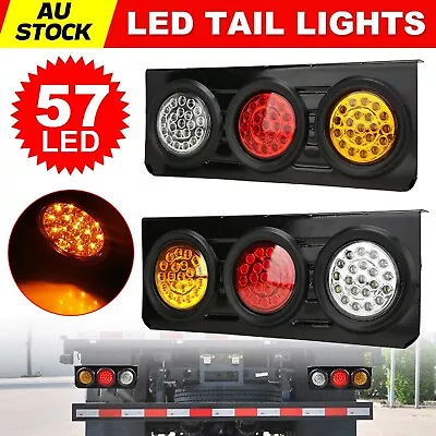 LED Tail Lights Truck UTE Trailer Caravan Boats LED Stop Tail Indicator Lights • $36.99