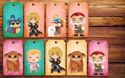 The Labyrinth Gift Tags David Bowie Cardmaking & Scrapbooking Shabby Craft X9 • £4.41