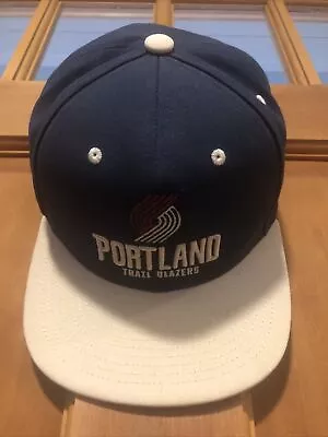 $40 • Buy Mitchell & Ness Men's OS Portland Trail Blazers Snapback Cap Hat Rare Pre Owned