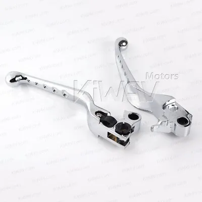 CNC Chrome Lever Set 10205A For Harley 1997-2003 Heritage Springer FLSTS • $48.80