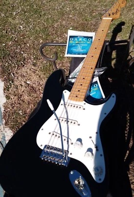 $289 • Buy   SQUIER Fender Strat Bullet 90's Korea Extras Bag Strap Good Playability 