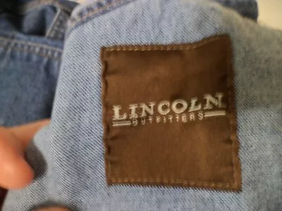 Lincoln Outfitters Bib Overalls 38x28 100% Cotton Washed • $25