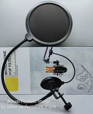 New Universal Professional Microphone Pop Filter Mask Shield For Blue Yeti&more • $8.99