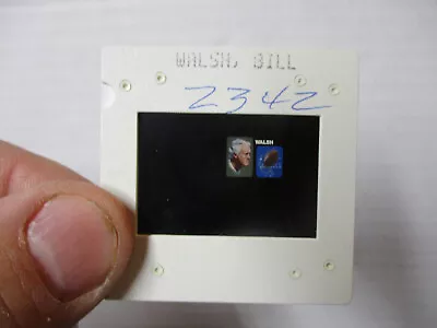 Vintage 1970's Bill Walsh San Francisco 49ers Negative Slide 2 Inches • $11.07