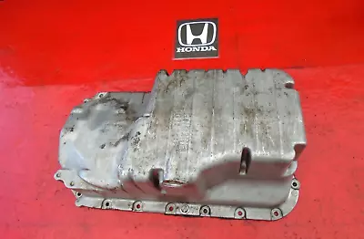 96 97 98 99 00 Honda Civic Ex Engine Motor Oil Pan Aluminum Oem D16y8 Vtec Sohc • $79.99