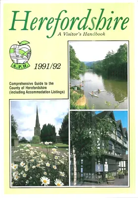 HEREFORDSHIRE Visitors Handbook 1991/92 Edition - Colour Photographs History Map • £2.99
