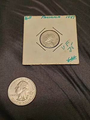 PANAMA 1947 Coin -- VN Decimo De Balboa! REPUBLIC DE PANAMA • $22.15