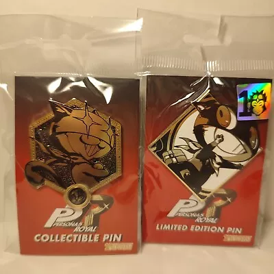 Persona 5 Royal Morgana Golden Series & Limited Edition Enamel Pins Bundle Set • $25.99