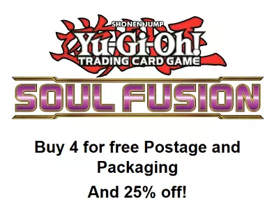 Yu-Gi-Oh - Soul Fusion - Single Cards - Buy 4 For Free P&P- SOFU - 1st Ed - • £0.99