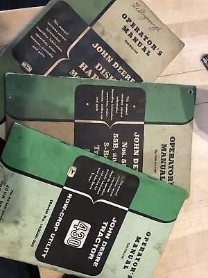 Lot Of 3 John Deere Vintage Operator Manuals • $10