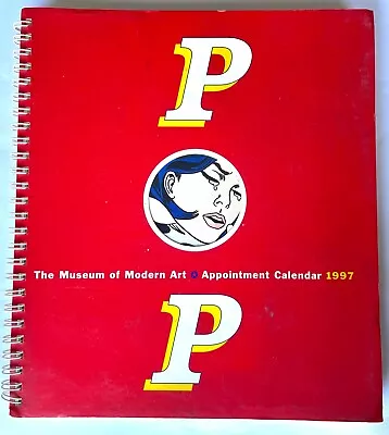 Original MOMA 1997 POP Appointment Calendar With Wonderful Design Art • $129.99