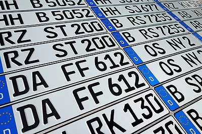 $28.95 • Buy ORIGINAL German License Plate Audi BMW Mercedes Benz Porsche VW Fiat Saab Volvo