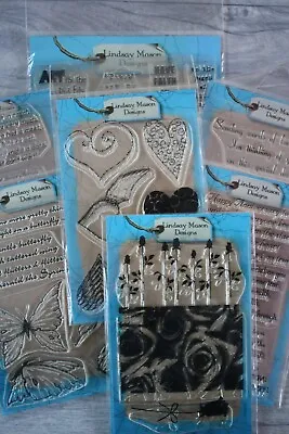 Lindsay Mason New Personal Impressions Clear Acrylic Stamp Sets • £5.75