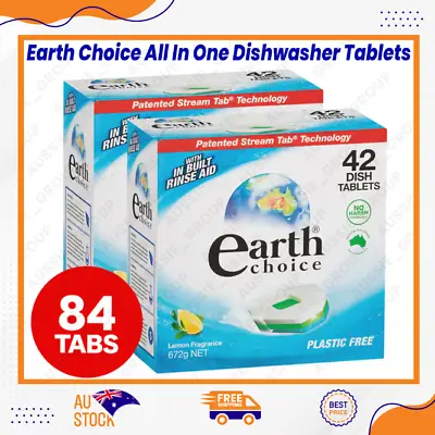 2 X 42pk Earth Choice All In One Dishwasher Tablets • $31.59