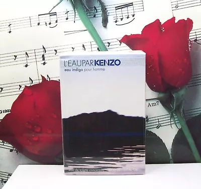 L'Eau Par Kenzo Eau Indigo Pour Homme EDT Spray 1.7 FL. OZ. Sealed Box. • $99.99