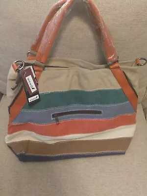 Canvas Tote Shoulder Strap Handbag Purse Pocket Book  • $19.95