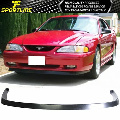 Fits 1994-1998 Ford Mustang V6 V8 Front Bumper Lip Spoiler Chin PU • $57.02