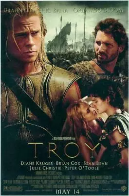 399544 Troy Movie Brad Pitt Eric Bana Orlando Bloom WALL PRINT POSTER US • $13.95