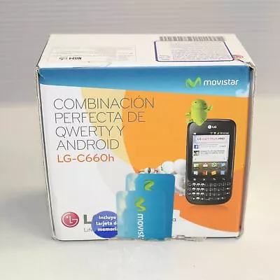 LG Optimus Pro C660h (Movistar) Black Cell Phone Vintage International • $64.99