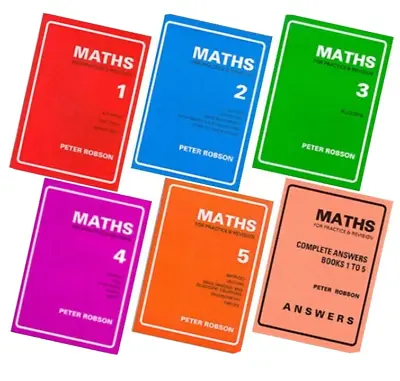 £5.75 • Buy Maths For Practice And Revision - 6 Book Set - Robson, Peter - 11+ 11 Plus SATS