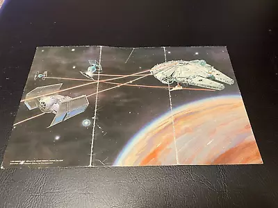 Vintage Star Wars Kenner 1979 Diecast Millennium Falcon Special Offer Backdrop • $49.99
