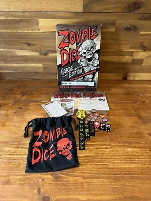 Zombie Dice Horde Edition Steve Jackson Games Used Free Postage • £19.95