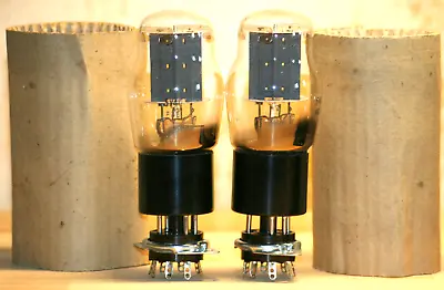 5V4G TUBE NOS FIVRE ITALY RECTIFIER TUBES PAIR VALVE GZ32 5V4 VT206 QUAD II Amp  • $499