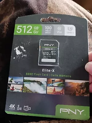 512gb Sd Card Elite - PNY • $25