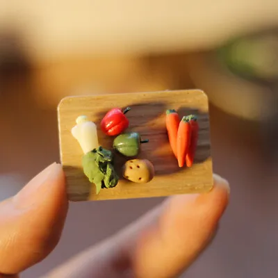 Dollhouse 1:12 Scale Miniatures Vegetable Potato Chili Carrot Food Cooking Model • $7.77