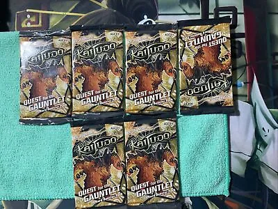Kaijudo Quest For The Gauntlet X6 Booster Packs Factory SEALD New • $17.99