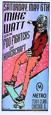 Foo Fighters Concert Handbill Chicago 1995 • $39