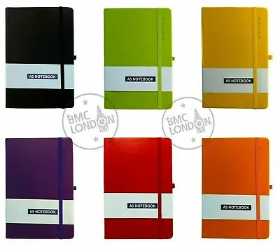 A5 Notebook Lined  Hardback Book Planner Notepad Note Book Notes Journal Diary • £5.49