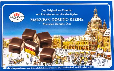 DR. QUENDT DRESDNER MARZIPAN DOMINO DICE (DOMINO-STEINE) 200g 3 Box For $24 • $24