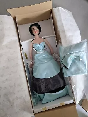 Ashton Drake Gene Madra Doll “Unsung Melody” Black Hair Blue Gown COA 16  • $119.98