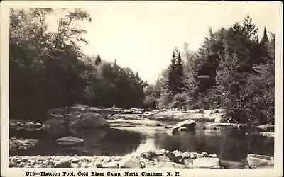 North Chatham NH Cold River Camp Shorey Studios Vintage RPPC PC • $8.29