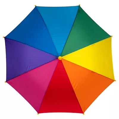 Clifton Kids Safe 78.5cm Wind Resistant Umbrella UPF50+ UV Protector Rainbow • $25