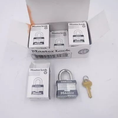 6 Pack Master Lock 81KA Padlocks 15/16  Shackle Clearance Keyed Same 27R52 • $59.99
