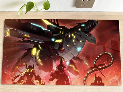 YuGiOh Dinomorphia Kentregina Custom Playmat TCG CCG Trading Card Game Mat Pad • $32.45