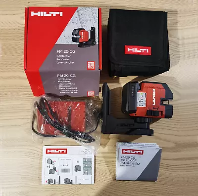 Hilti PM 20-CG A12 PLUMB AND CROSS LINE LASER NEW (Lithium Battery With Charger) • $540