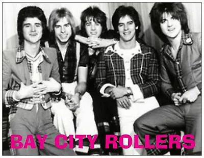 Bay City Rollers Fridge Magnet Giant Size - Free Postage • £1.99