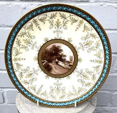 £59.99 • Buy Antique Victorian Minton G5309 Pattern Dessert Cabinet Plate 24.5cm