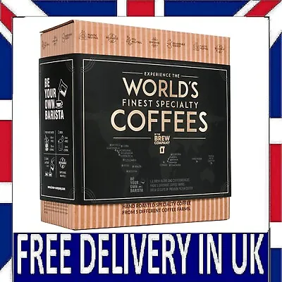 Original Gourmet Coffee Gift Set For Men & Women – 5 Of The World’s Finest Singl • £14.05