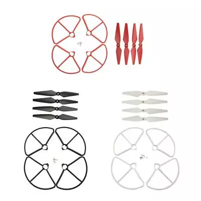 4Pcs Propeller Prop &Protective Cover For MJX B2C B2W Bugs 2 RC  Quadcopter • £6.88