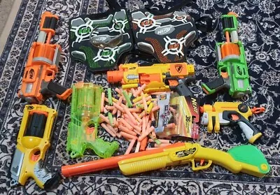$70 • Buy Nerf Gun Lot Bulk All Tested And Working