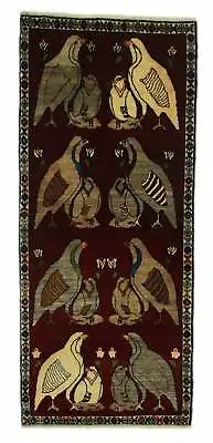 Carpet Gabbeh Hand-knotted Persian Carpet Oriental Carpet Carpet 193x85 Cm • £290.44