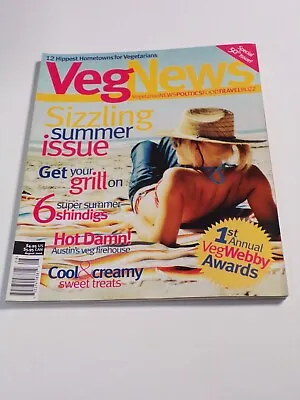 Veg News #50 Vegetarian Vegan Health August 2006 Sizzling Summer -011623JENON-70 • $25.54