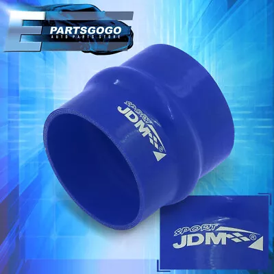 4  102MM Straight Bellowed Hump 3PLY Silicone Coupler Turbo Piping Intake Blue • $11.99