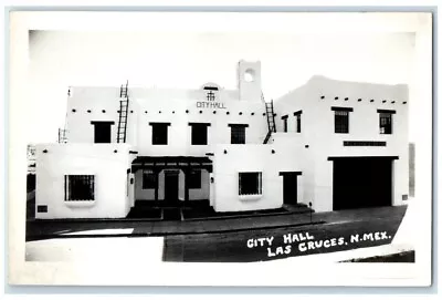 C1940's City Hall Building View Las Cruces New Mexico NM RPPC Photo Postcard • $19.97