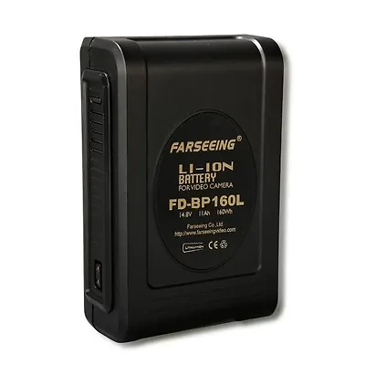 $219.99 • Buy New 14.8v 160Wh Li-ion Battery V Mount Fr DSLR Video Camera Film Photography