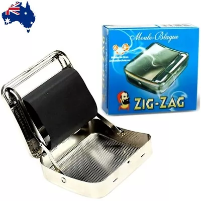 New Zig Zag Automatic Cigarette Tobacco Rolling Machine Box Tin • $12.99